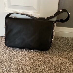 Universal Thread Black Bag with Silver Studs